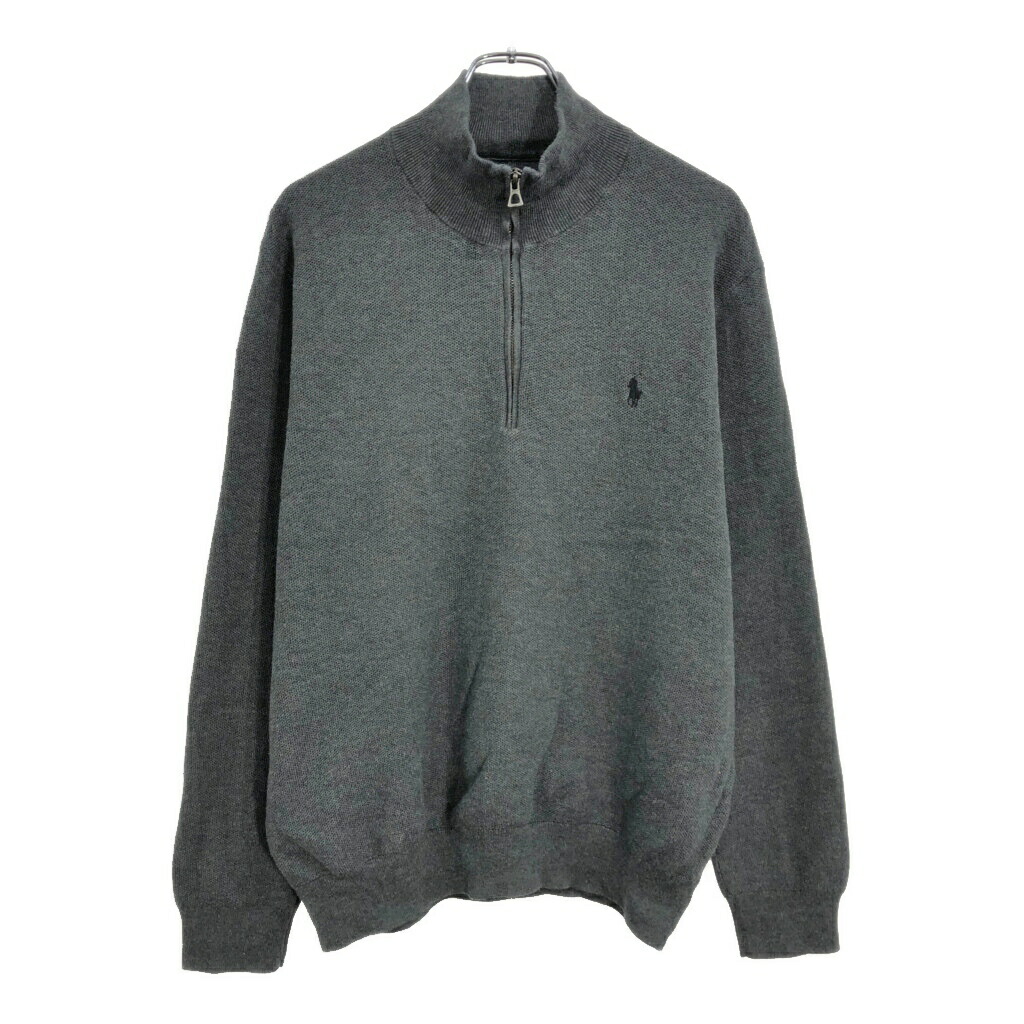 【新品QR認証】POLO ラルフローレン グレー ハーフジップ L メンズ 楽天市場】ラルフローレン POLO Ralph Lauren ハーフジップ