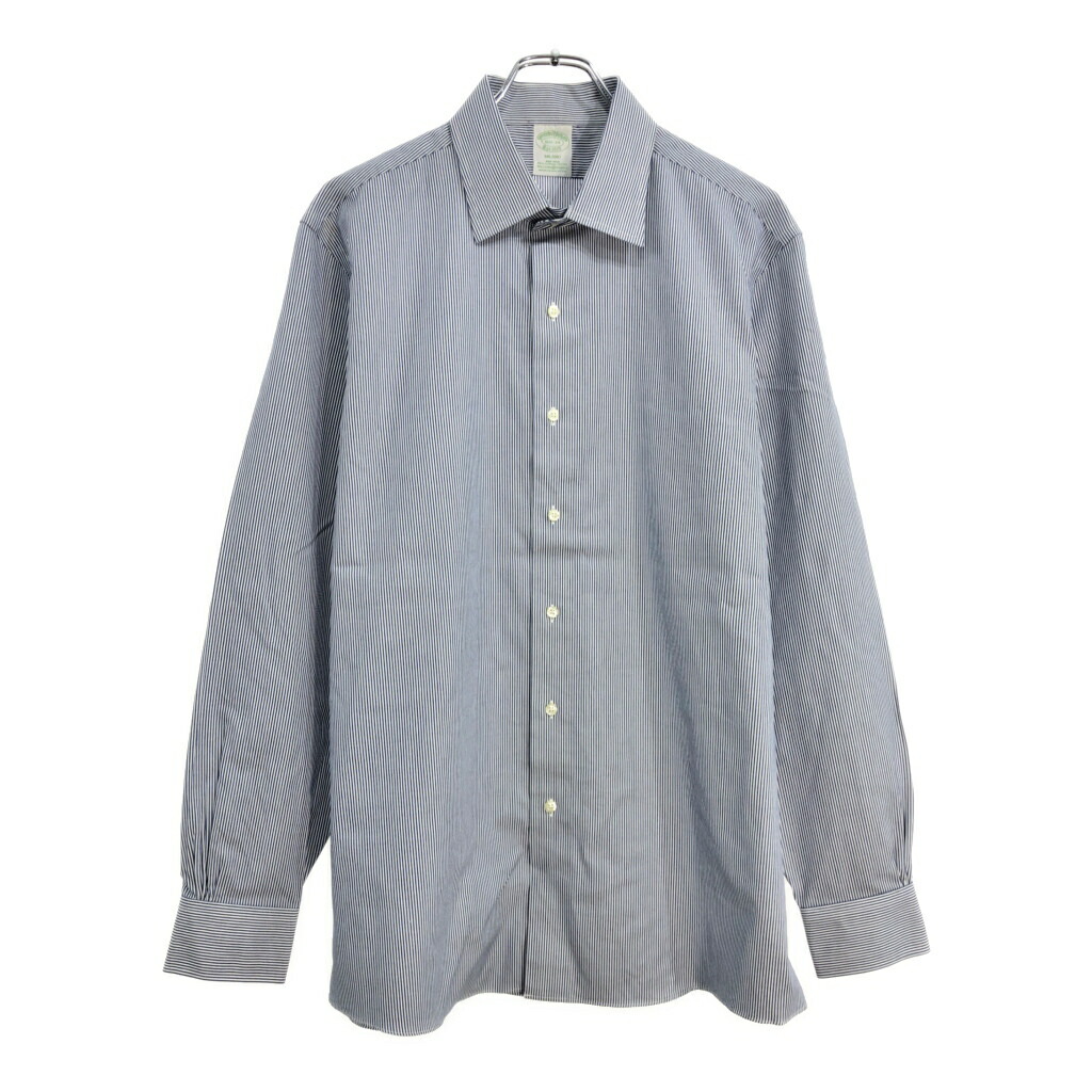 【新品未使用タグ付】Brooks Brothers 長袖シャツ ストライプ M 古着 ブルックスブラザーズ Brooks Brothers 346 長袖 ボタンダウン