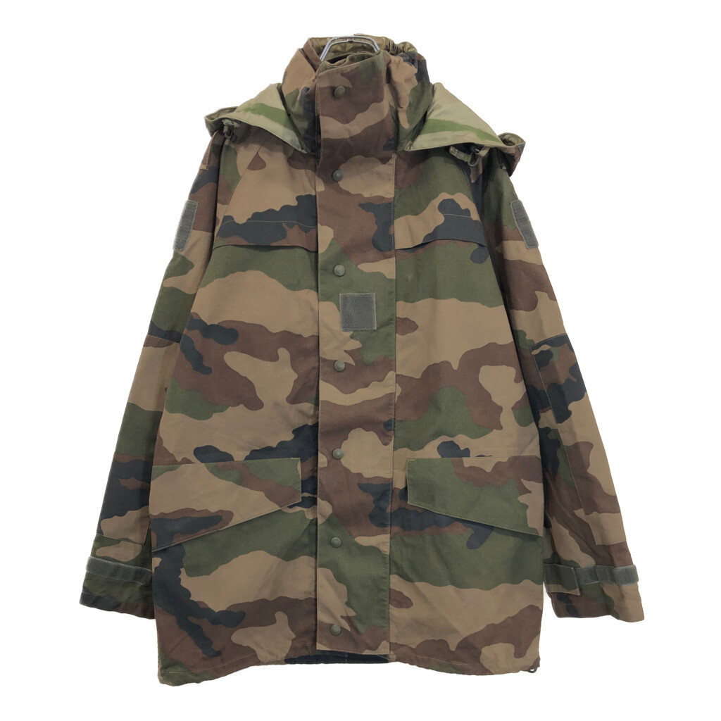 フランス軍 ウォータープルーフ フィールドパーカー ユーロ ミリタリー CCEカモ(メンズ 96 L)中古 古着 V1665|YAMAHISA USEDCLOTHINGSHOP