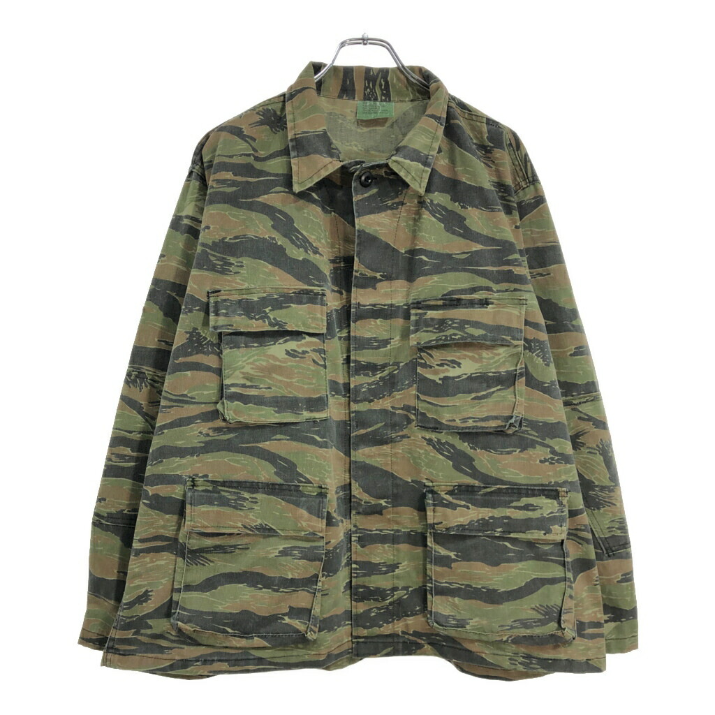 70s M-65 フィールドジャケット　タイガーカモ　ビンテージ 70's M-65 フィールドジャケット タイガーカモ リップストップ