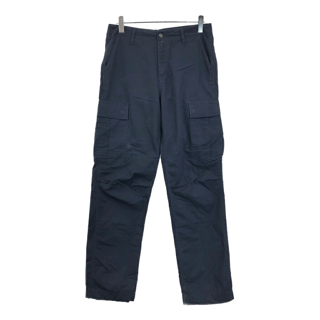 Carhartt カーハート レギュラーカーゴパンツ ネイビー(メンズ W31 L32)中古 古着 V1710