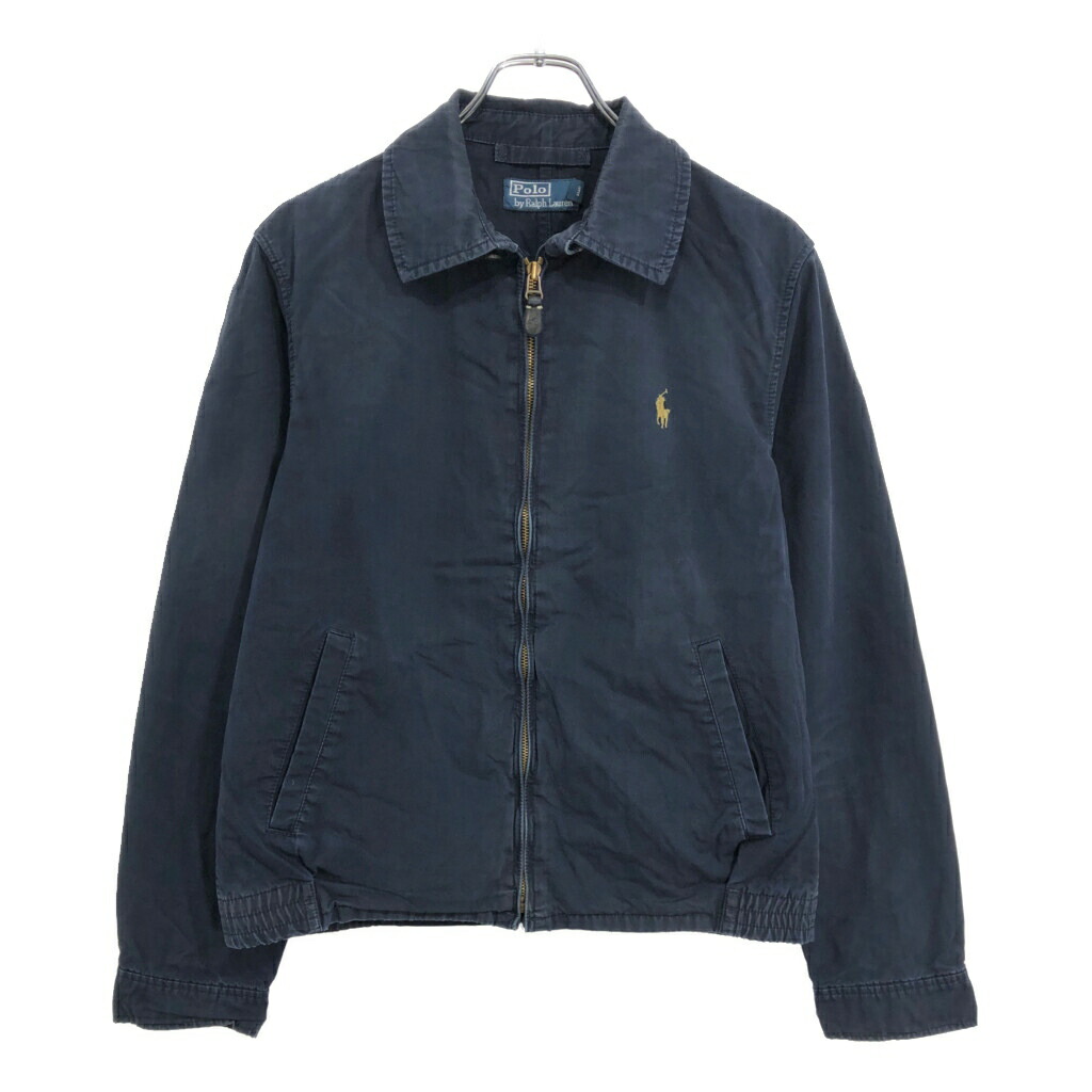 90s ポロラルフローレン スウィングトップ ハリントンジャケット L ネイビー 90's POLO RALPH LAUREN(ポロ ラルフ ローレン) ハリントン