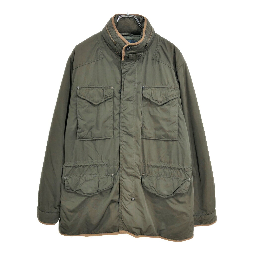 Polo by Ralph Lauren ポロ ラルフローレン 中綿 ナイロンジャケット オリーブ(メンズ L)中古 古着 V1789