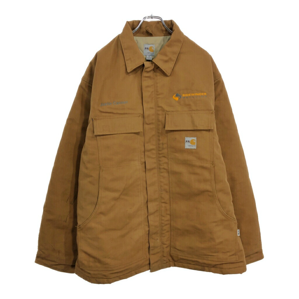 トラディショナルジャケット Carhartt USA製】Carhartt トラディショナルジャケット J02 企業ロゴ 44