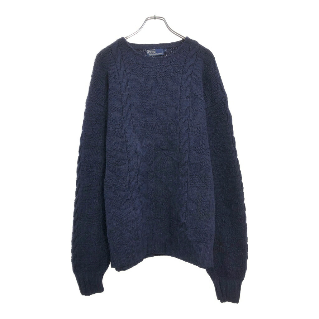 極美品 90s 名作 ラルフローレン スターニット ポロ XL RRL POLO RALPH LAUREN(ポロラルフローレン) / 90s/HAND STAR KNIT