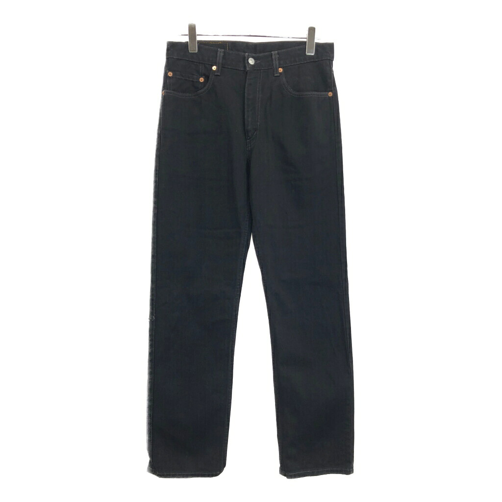 00年代 Levi's リーバイス 505 デニムパンツ ブラック(メンズ W33 L32)中古 古着 V2004
