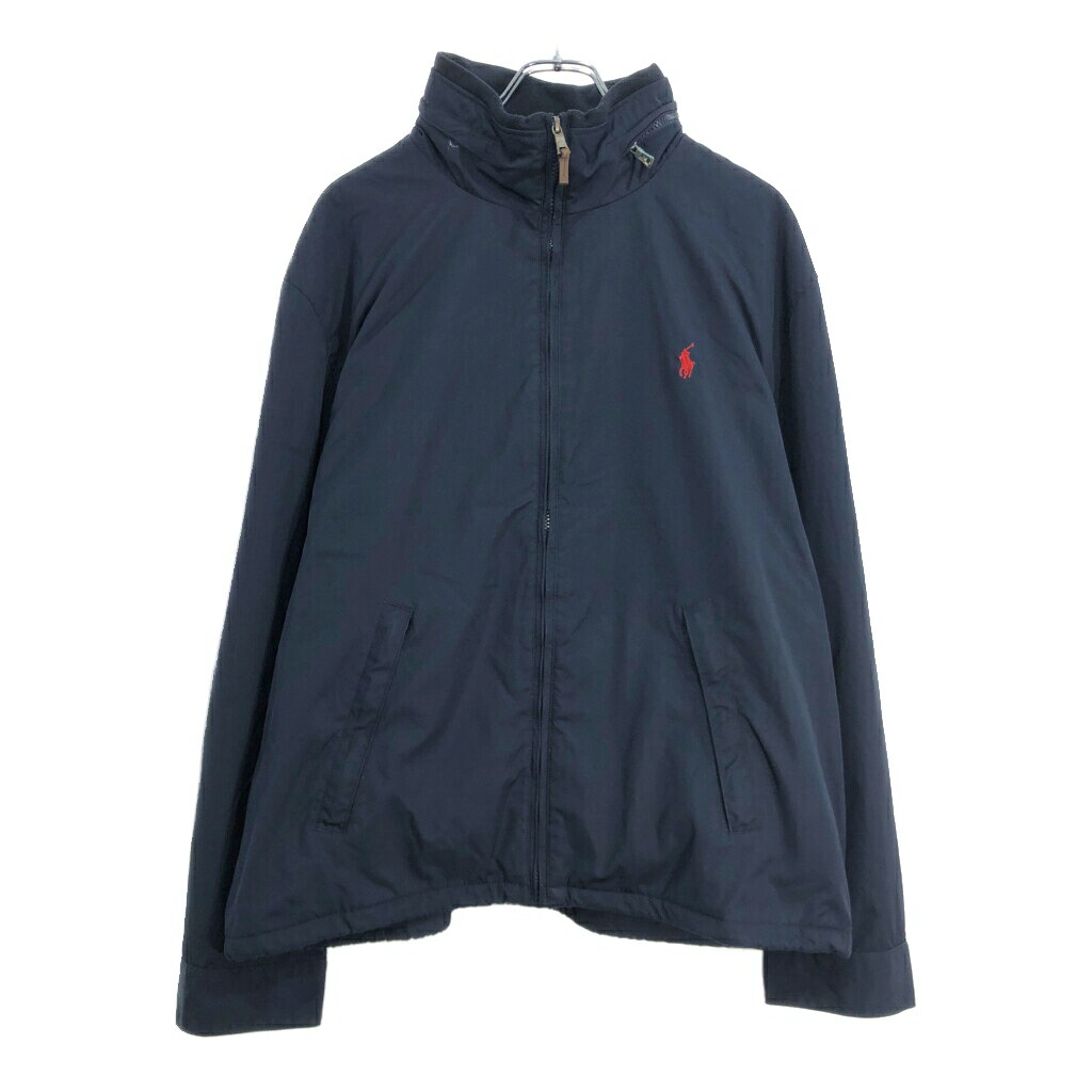 Polo by Ralph Lauren ポロ ラルフローレン ウィンドブレーカージャケット ネイビー(メンズ XL)中古 古着 v2172|YAMAHISA USEDCLOTHINGSHOP