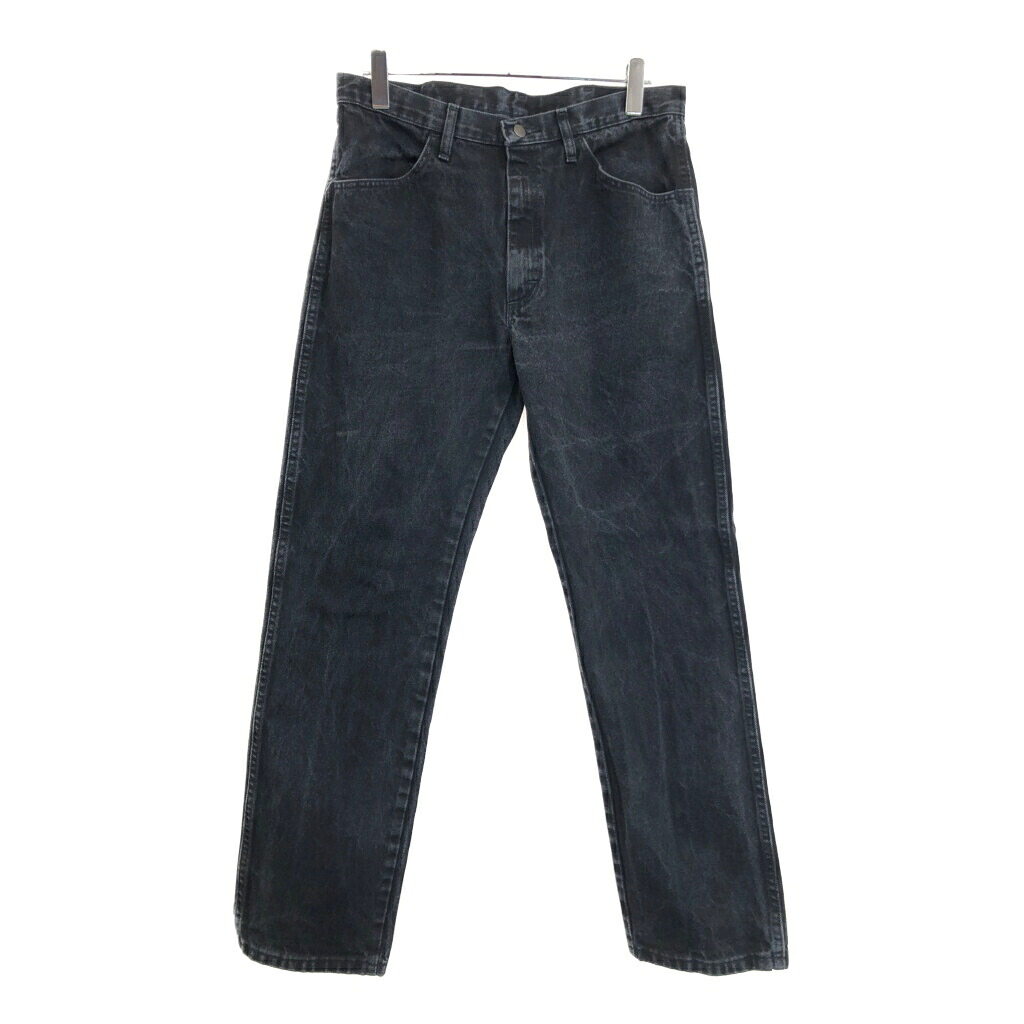 RUSTLER ラスラー デニムパンツ ブラック(メンズ W34 L32)中古 古着 v2233