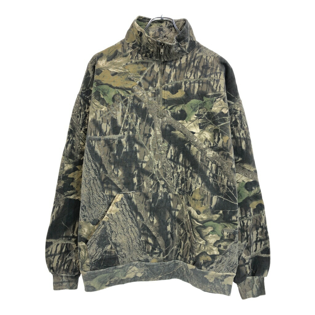 楽天市場】90s リアルツリーカモ 総柄 クルーネック スウェットシャツ