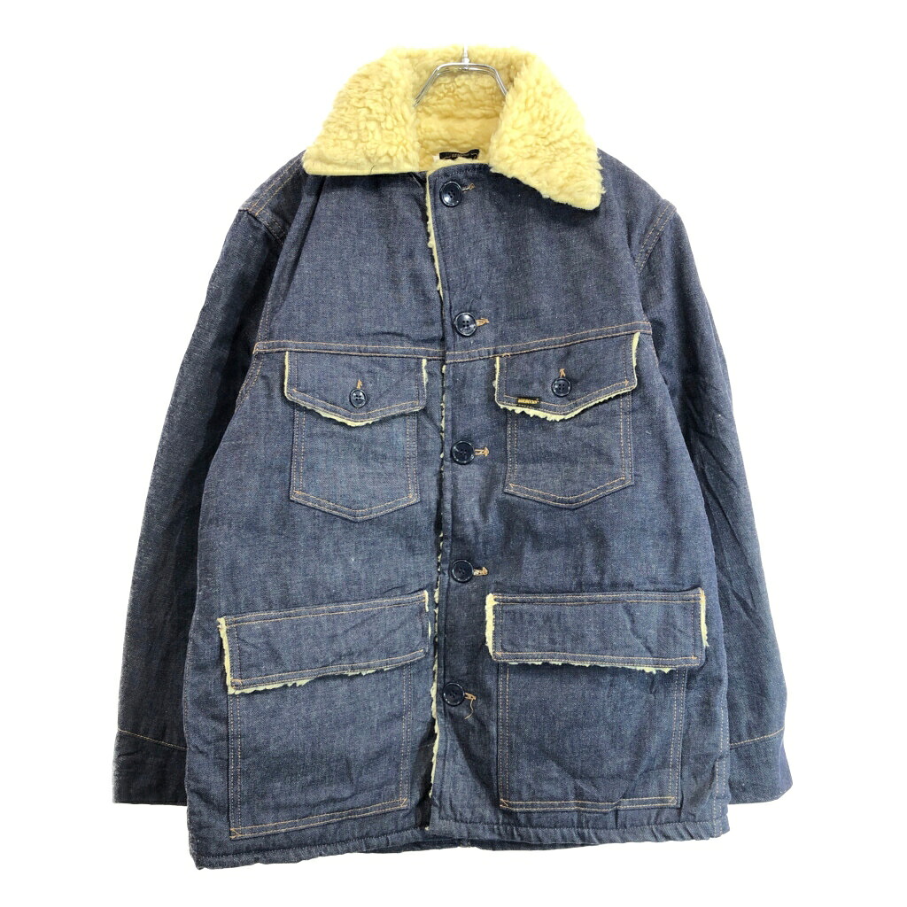 70年代 ROEBUCKS ローバックス デニム ランチジャケット ヴィンテージ ブルー(メンズ 40 R)中古 古着 V3730｜YAMAHISA USEDCLOTHINGSHOP
