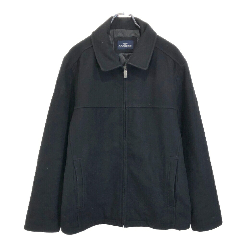 DOCKERS ドッカーズ ウール スポーツジャケット ブラック(メンズ M)中古 古着 V3756｜YAMAHISA USEDCLOTHINGSHOP