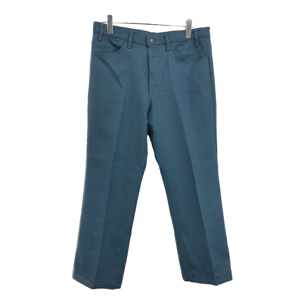 90年代 USA製 Levi's リーバイス STA-PREST スタプレスト ブルー(メンズ W36 L34)中古 古着 v4254