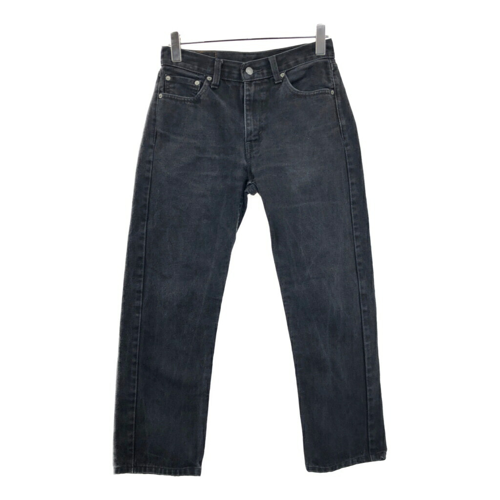 Levi's リーバイス 505 デニムパンツ ブラック(メンズ W30 L32)中古 古着 V4491