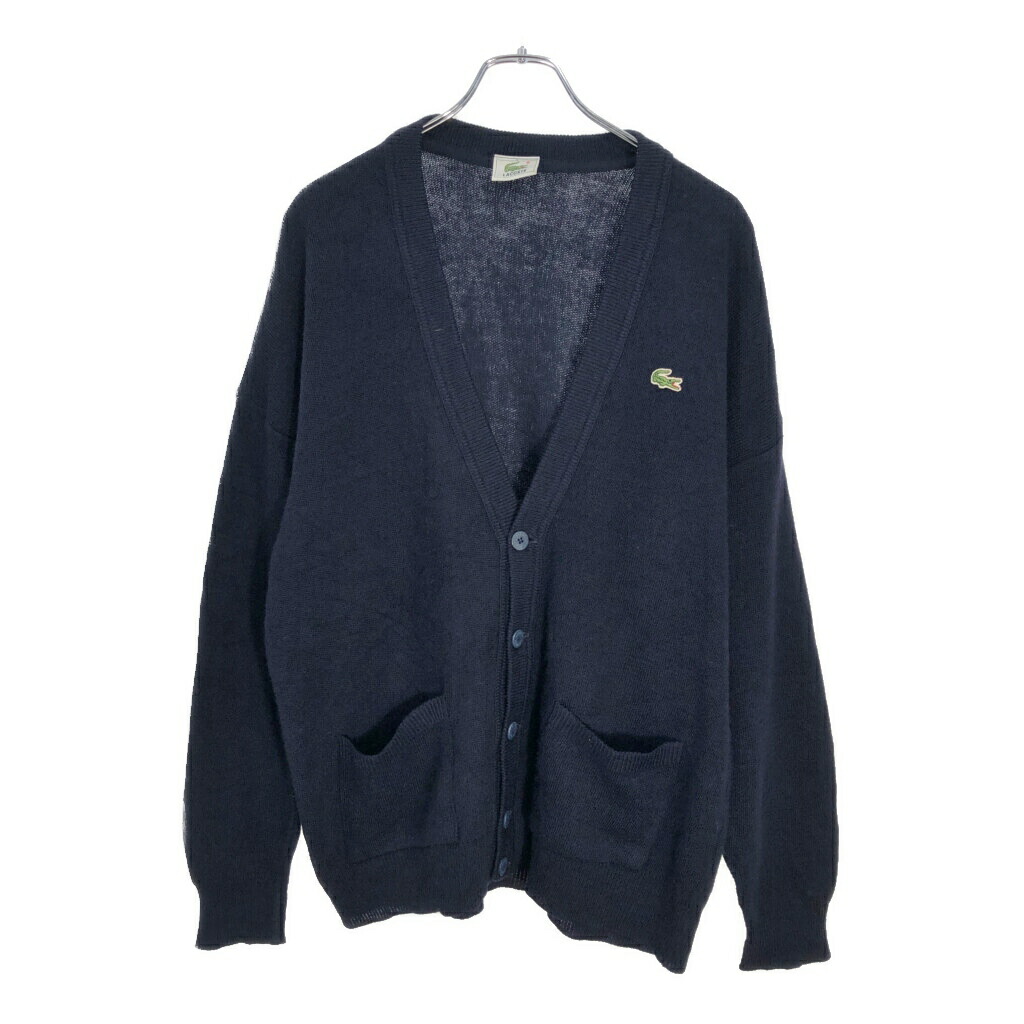 90’s LACOSTE SPORT フランス製 カーディガン ブラック 8 90's LACOSTE SPORT フランス製 カーディガン ブラック 8 90's