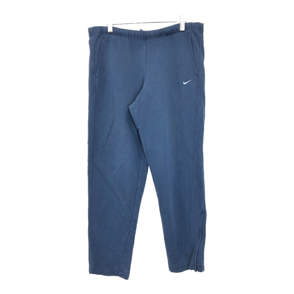 00年代 NIKE ナイキ スウェットパンツ スポーツ ネイビー(メンズ L)中古 古着 V4613