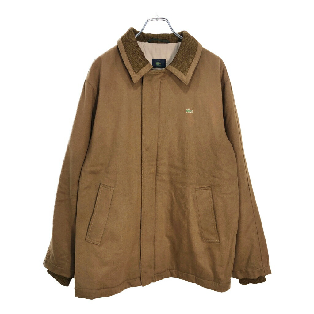 美品！ LACOSTE ラコステ ウールブレンドスタジアムジャケット LL
