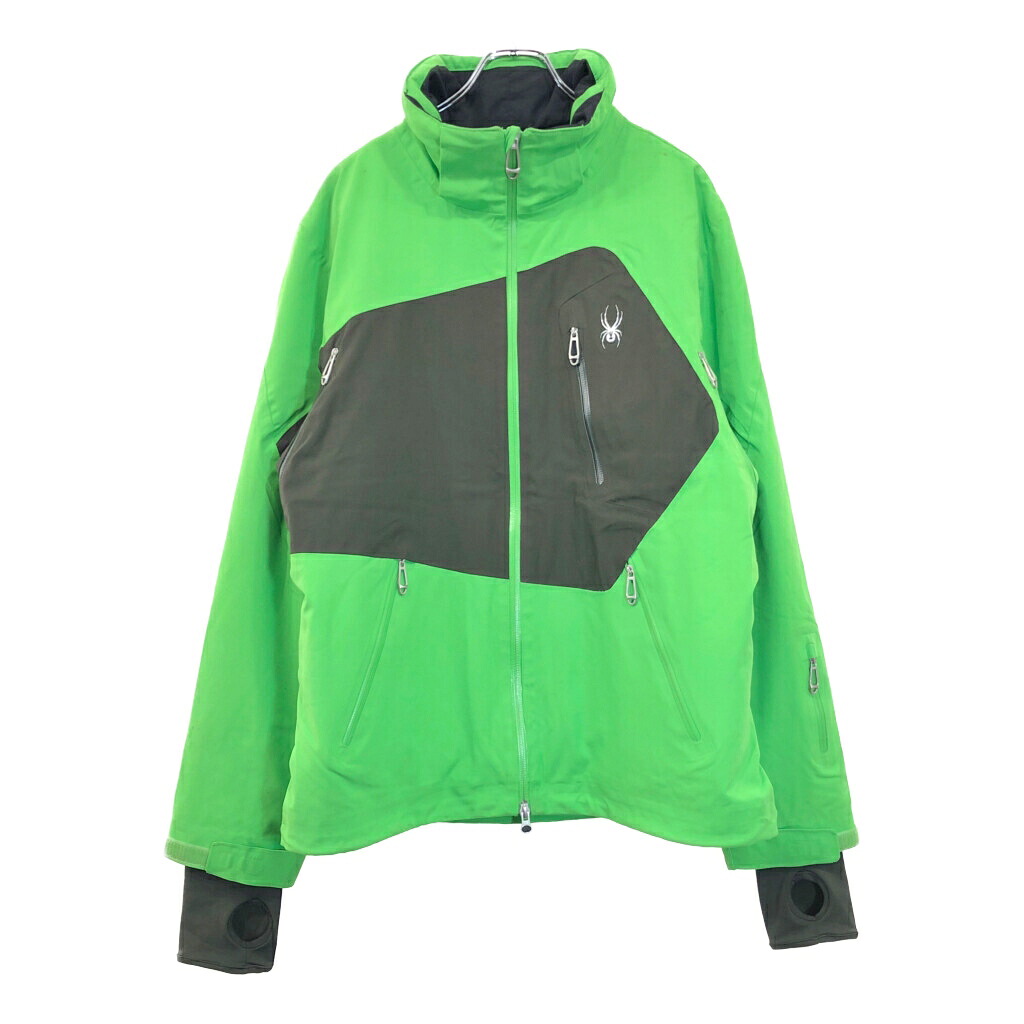 SPYDER スパイダー PRIMALOFT スキージャケット アウトドア スノースポーツ ライトグリーン(メンズ M)中古 古着 V4999|YAMAHISA USEDCLOTHINGSHOP