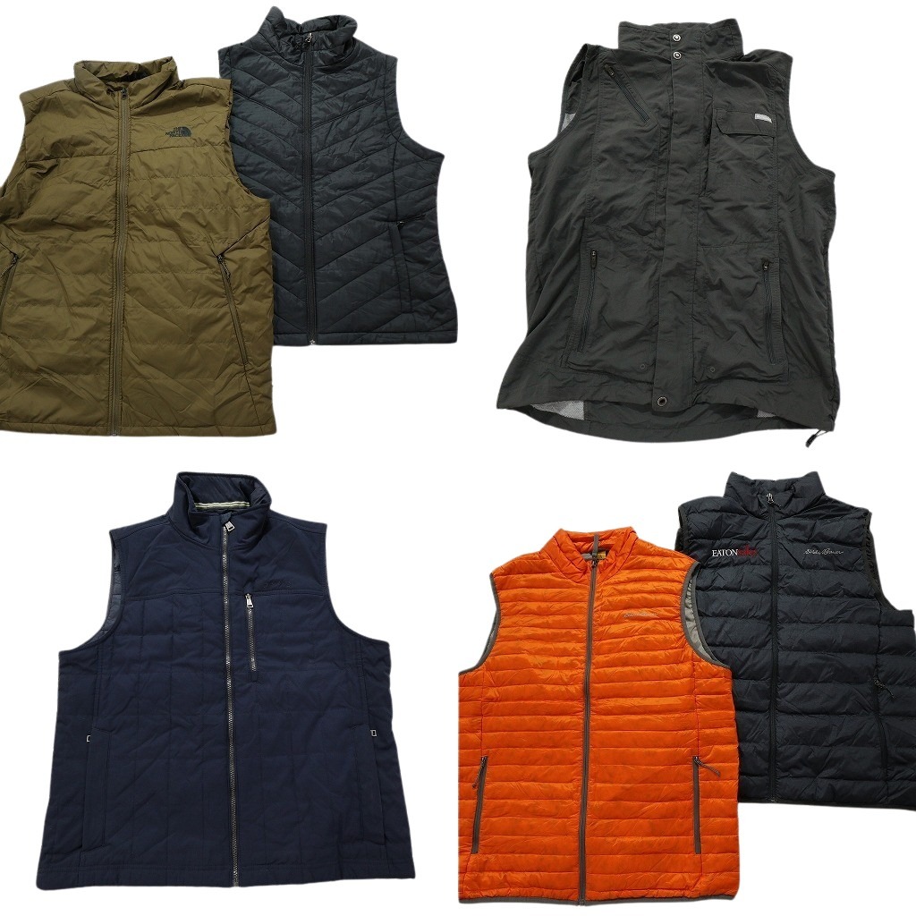 【楽天市場】古着卸 アウトドアブランドMIX ベスト ジャケット 6枚セット (メンズ L /XL ) オービス ノースフェイス コロンビア