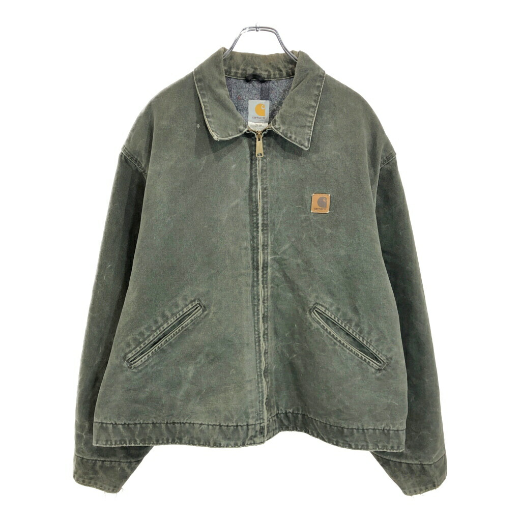 Carhartt デトロイトジャケット　80s USA製　6QLJ 80S USA製 Carhartt デトロイトジャケット 裏地ブランケット 古着 80s