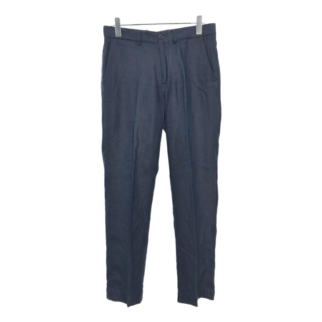 Polo by Ralph Lauren ポロ ラルフローレン SMITH PANT リネンパンツ ネイビー(メンズ W32 L32)中古 古着 V6061