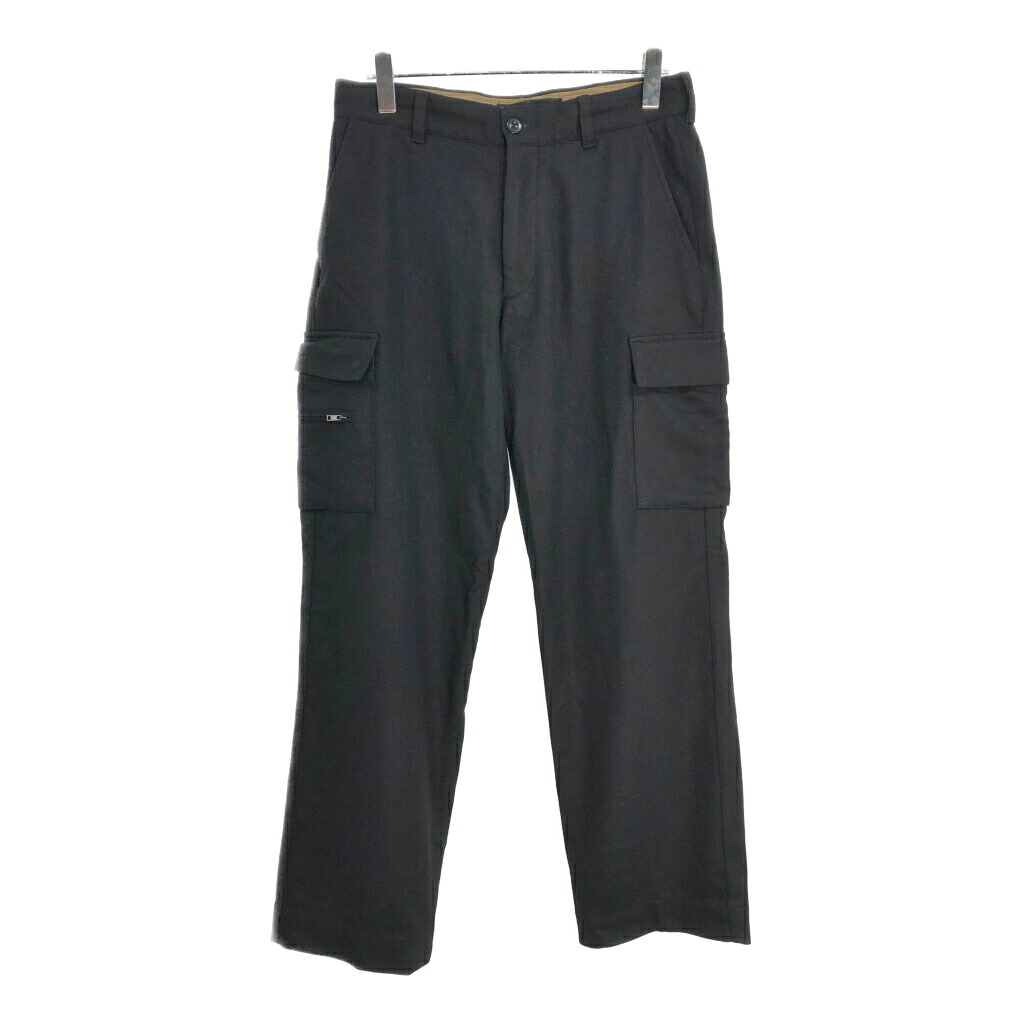 Banana Republic バナナリパブリック ウール カーゴパンツ ブラック(メンズ W32 L32)中古 古着 V6094|YAMAHISA USEDCLOTHINGSHOP