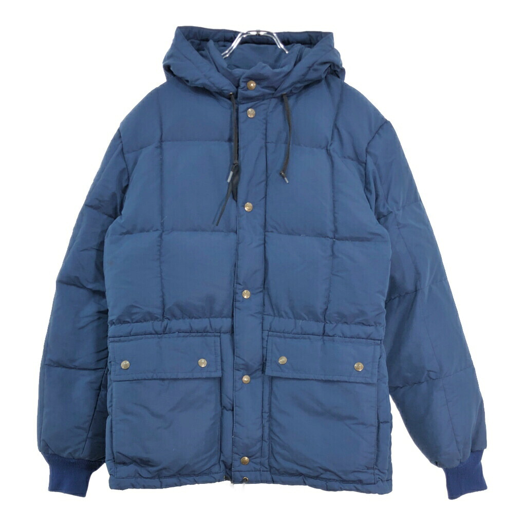 70年代 Eddie Bauer エディーバウアー KARAKORAM カラコラム ダウンジャケット アウトドア ブルー(メンズ S)中古 古着 V6131｜YAMAHISA USEDCLOTHINGSHOP