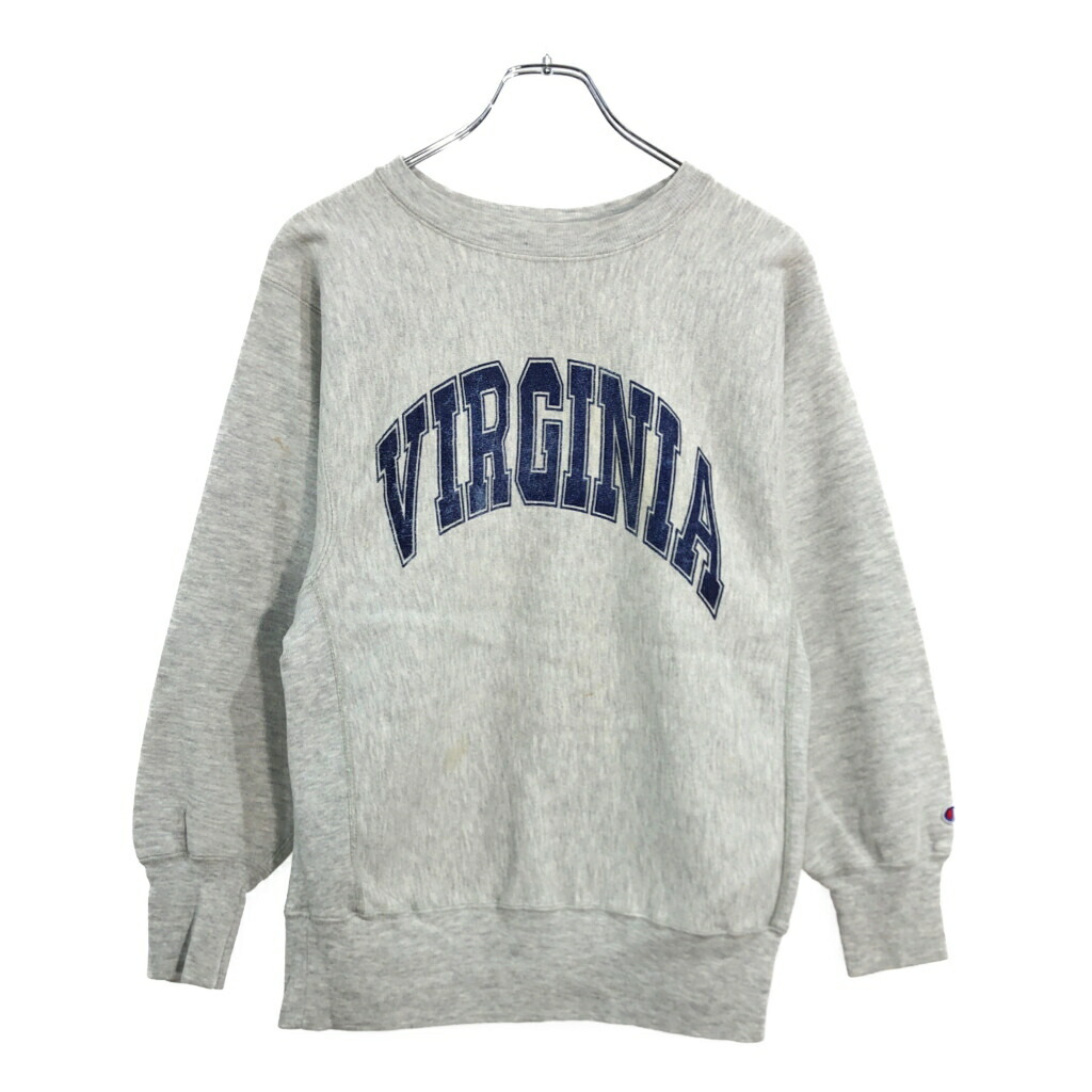 90年代 USA製 Champion チャンピオン REVERSE WEAVE リバースウィーブ スウェット カレッジ グレー(メンズ M)中古 古着 V6162｜YAMAHISA USEDCLOTHINGSHOP