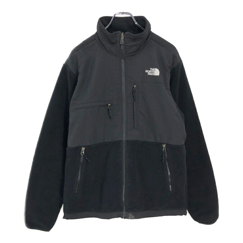 THE NORTH FACE ノースフェイス Denali デナリ フリースジャケット アウトドア ブラック(メンズ M)中古 古着 V6236