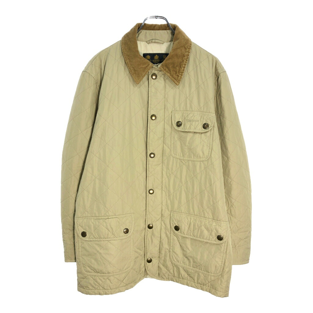 Barbour バブアー BARNETT QUILT キルティングジャケット ベージュ(メンズ L)中古 古着 V6360|YAMAHISA USEDCLOTHINGSHOP