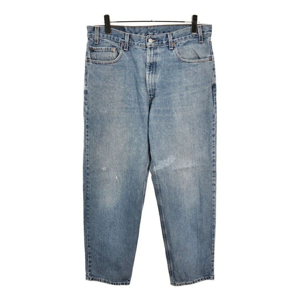 00年代 Levi's リーバイス 550 デニムパンツ ブルー(メンズ W36 L30)中古 古着 V6397