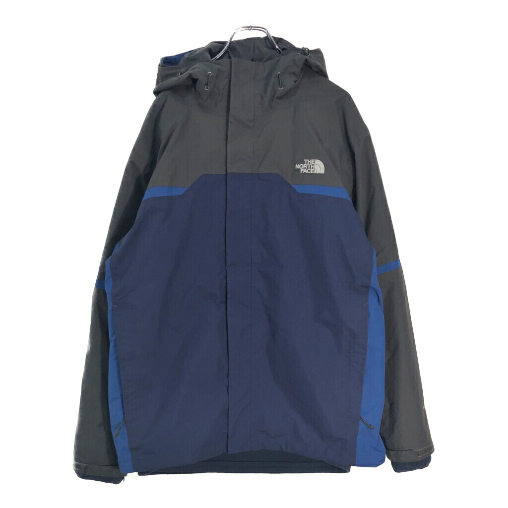 THE NORTH FACE ノースフェイス HYVENT マウンテンパーカー アウトドア ネイビー(メンズ XL)中古 古着 V6487