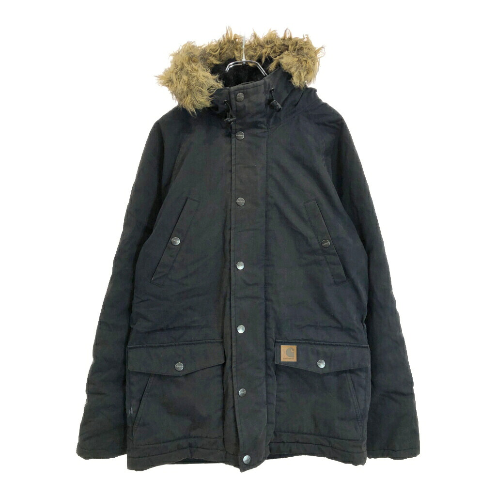 Carhartt WIP カーハート WIP トラッパーパーカー ブラック(メンズ M)中古 古着 V6525｜YAMAHISA USEDCLOTHINGSHOP