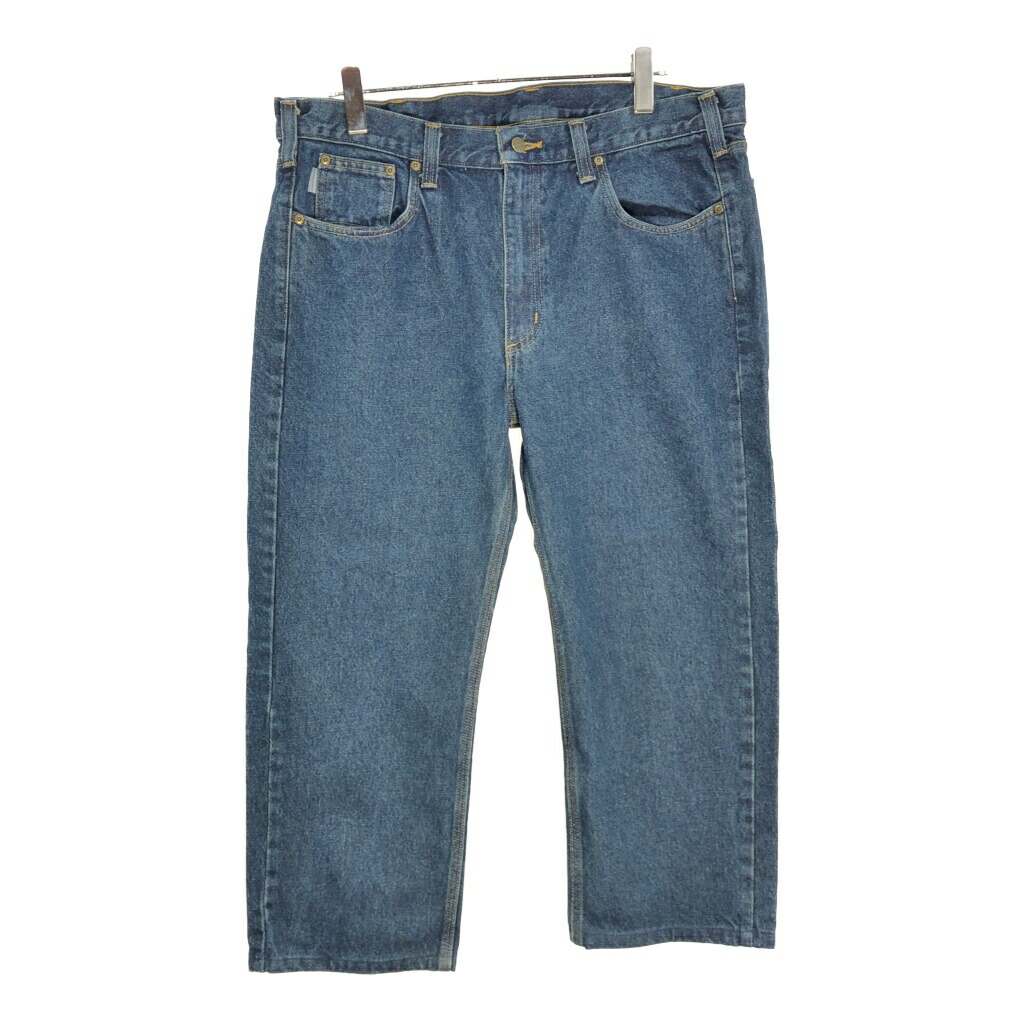 Carhartt カーハート デニムパンツ ブルー(メンズ W38 L30)中古 古着 V7138
