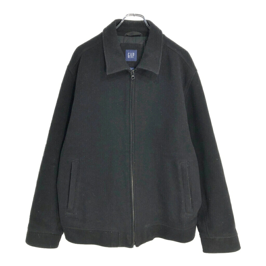GAP ギャップ ウール スポーツジャケット ブラック(メンズ L)中古 古着 V7476｜YAMAHISA USEDCLOTHINGSHOP 9,361円