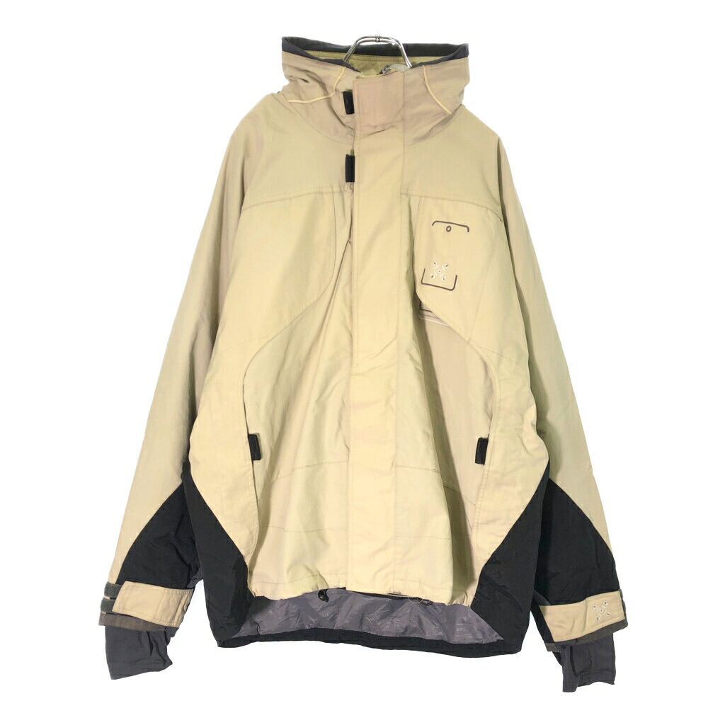 00年代 OXBOW オックスボウ マウンテンパーカー アウトドア アイボリー(メンズ XL)中古 古着 V8196