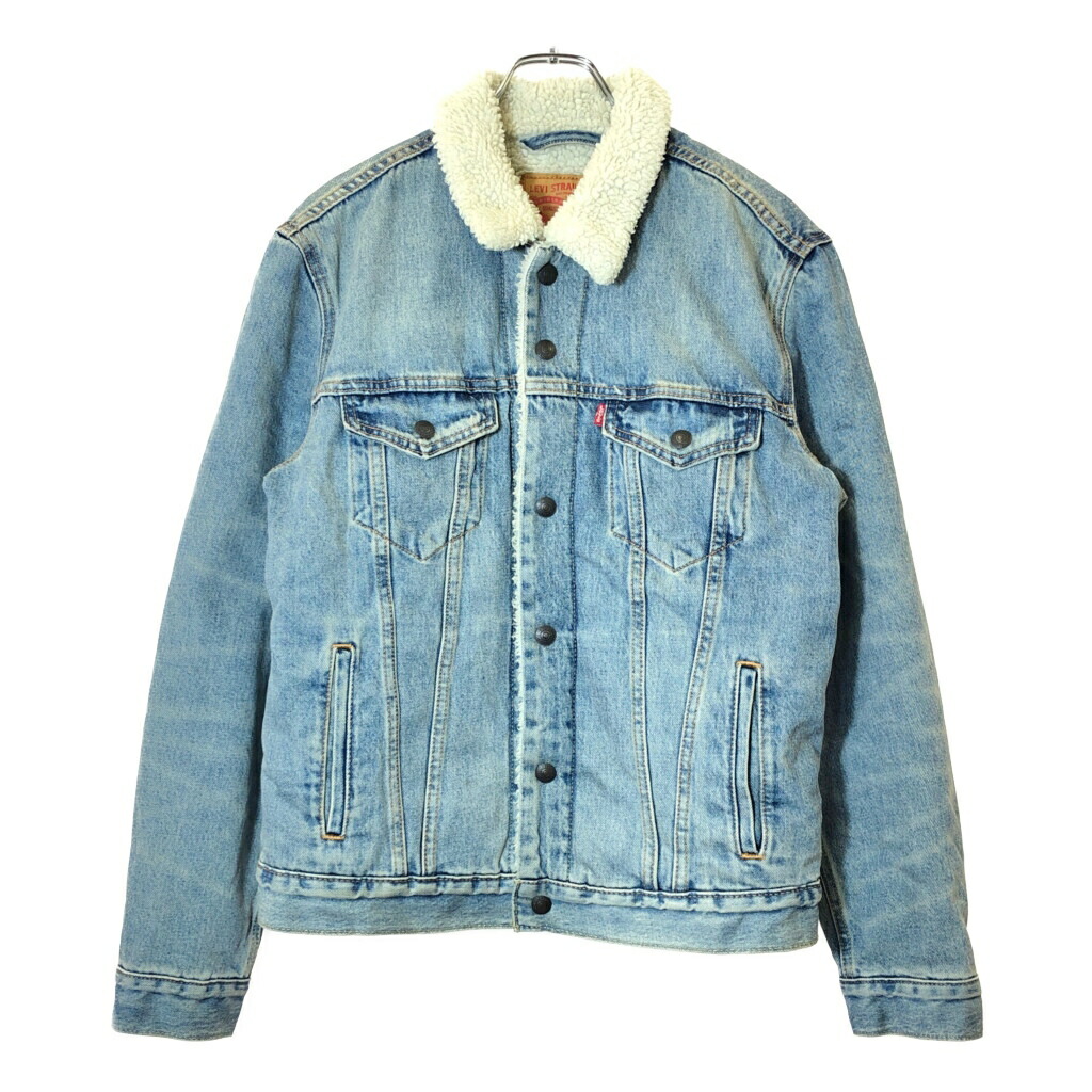 楽天市場】Levi's 705542-0412 Boa Long Denim Jacket 薄青 L
