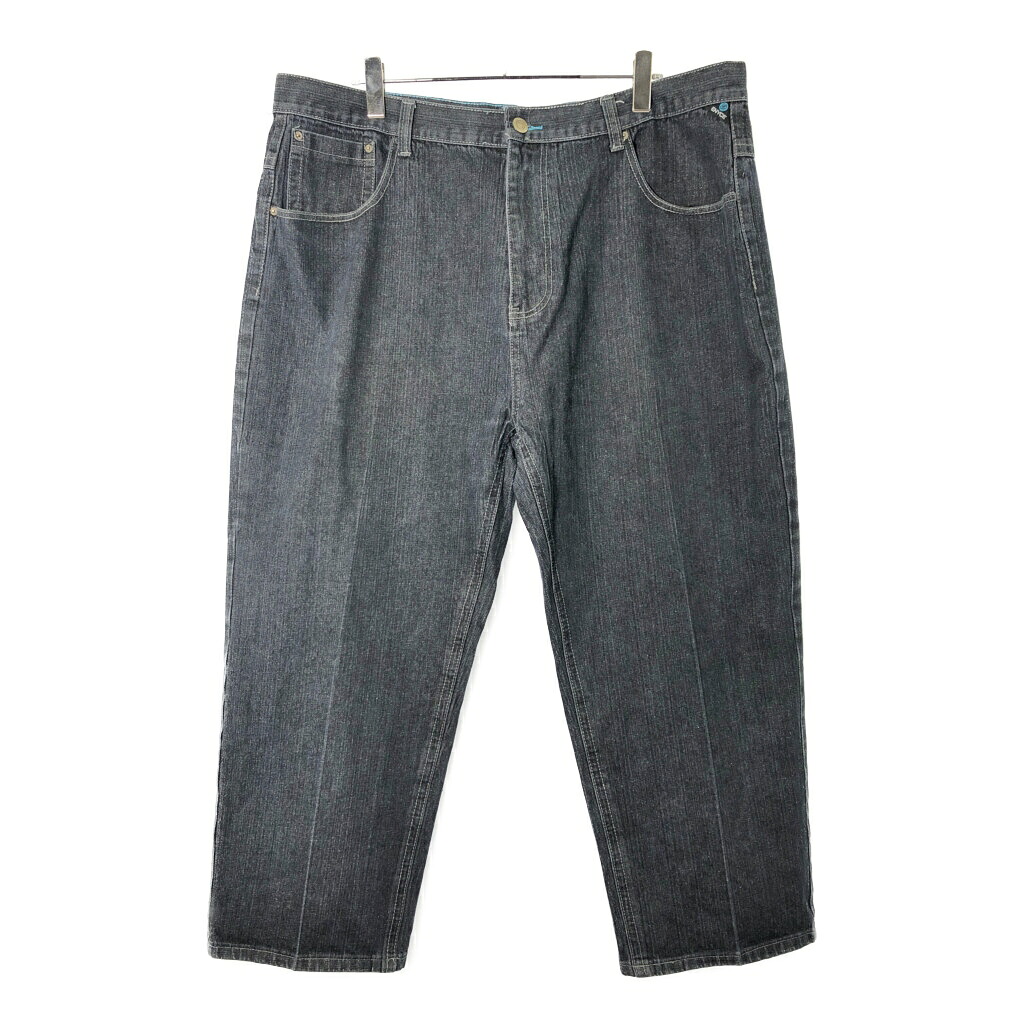 Enyce エニーチェ デニムパンツ 大きいサイズ ブラック(メンズ W46 L34)中古 古着 V8512