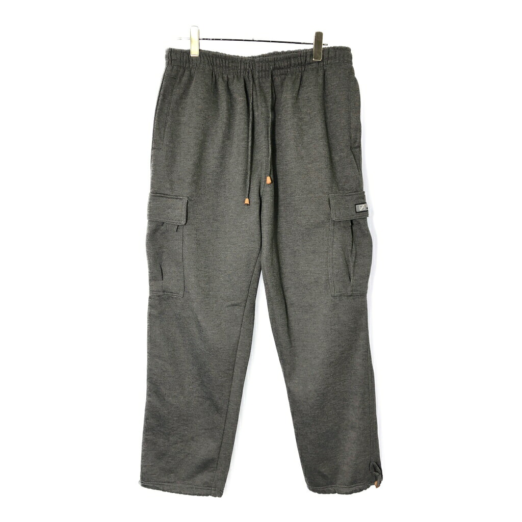 G-STYLE スウェットカーゴパンツ 大きいサイズ グレー(メンズ 2XL)中古 古着 V8527