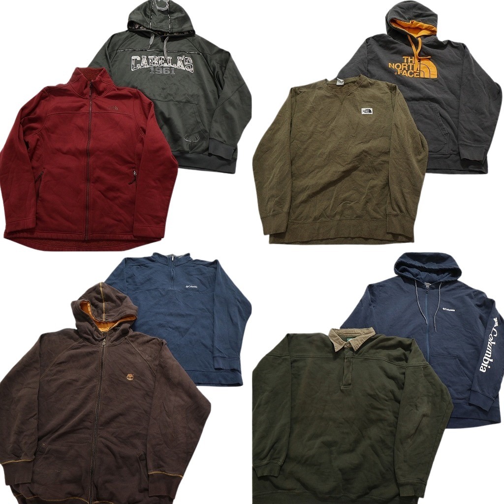 【楽天市場】古着卸 アウトドアブランドMIX スウェット 8枚セット (メンズ XL /2XL ) ノースフェイス コロンビア ティンバー