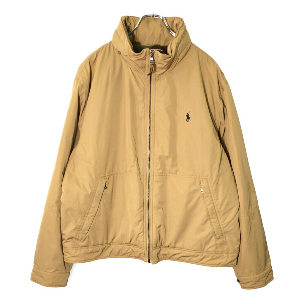 Polo by Ralph Lauren ポロ ラルフローレン 中綿ジャケット ベージュ(メンズ XL)中古 古着 V8658|YAMAHISA USEDCLOTHINGSHOP