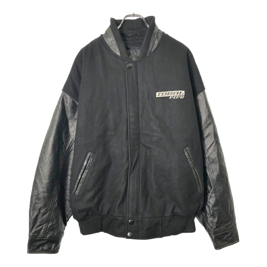 LANDMARK ウール スタジアムジャケット ブラック(メンズ L)中古 古着 V8698|YAMAHISA USEDCLOTHINGSHOP