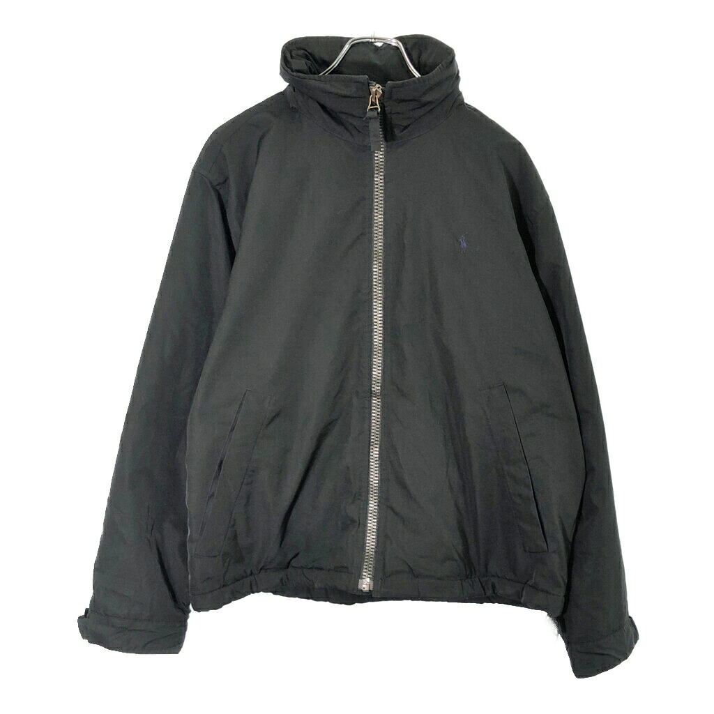 Polo by Ralph Lauren ポロ ラルフローレン 中綿ジャケット ブラック(メンズ M)中古 古着 V8726
