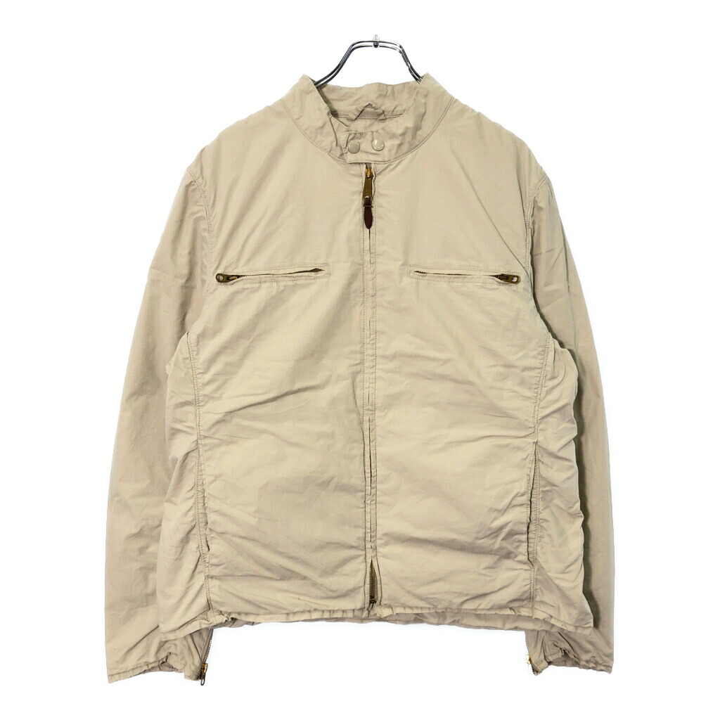 POLO JEANS ポロジーンズ ラルフローレン モーターサイクルジャケット ベージュ(メンズ L)中古 古着 V8901