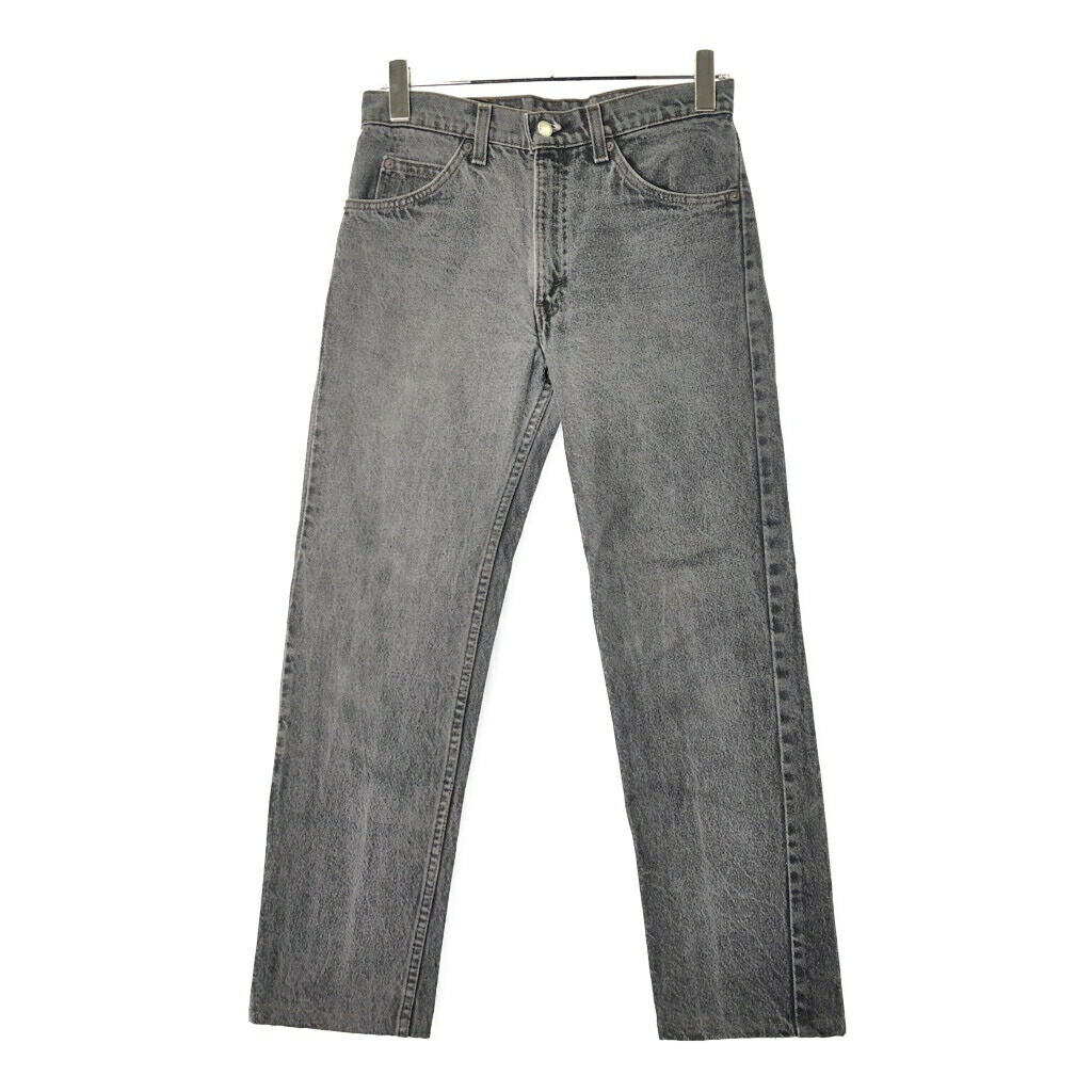 Levi’s 80s USA製 505-2859 ポリコットンツイルパンツ 80's Levi's 505-2859 ツイルパンツ “BLACK” - used&vintage box Hi-smile