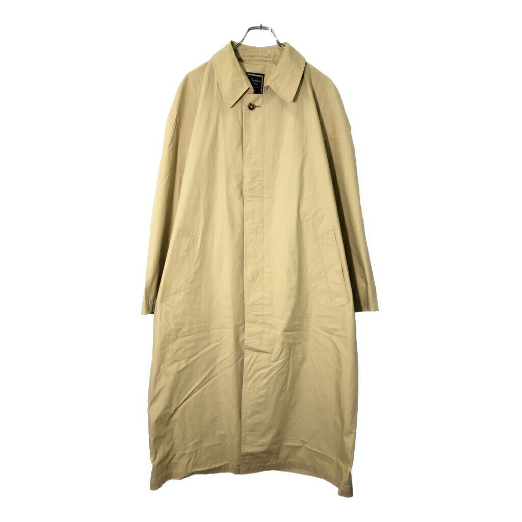 90年代 Christian Dior クリスチャン ディオール ステンカラーコート ベージュ(メンズ 38 R)中古 古着 V9324