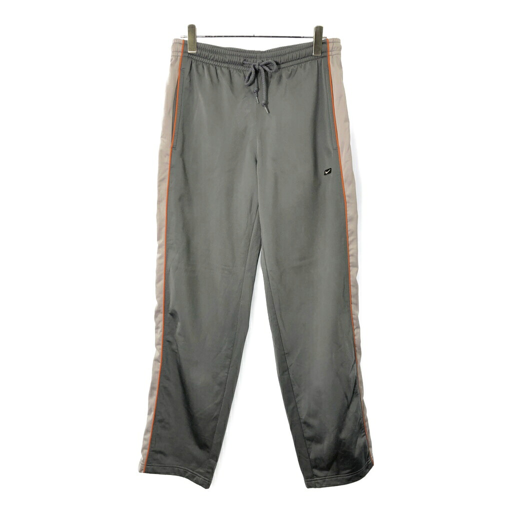 00年代 NIKE ナイキ トラックパンツ スポーツ グレー(メンズ L)中古 古着 V9544