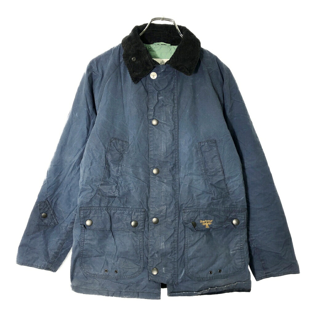 Barbour バブアー BEACON オイルドジャケット ネイビー(メンズ SMALL)中古 古着 V9700｜YAMAHISA USEDCLOTHINGSHOP