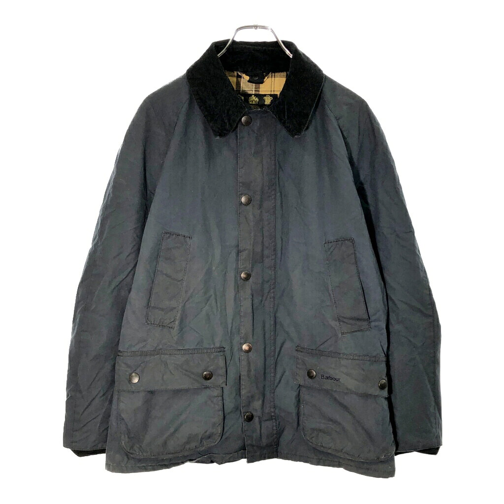 Barbour バブアー ASHBY アシュビー オイルドジャケット ネイビー(メンズ M)中古 古着 V9705｜YAMAHISA USEDCLOTHINGSHOP