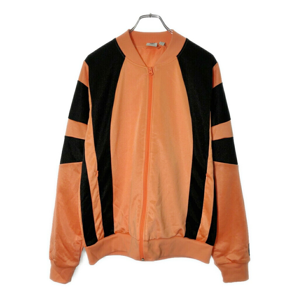 adidas アディダス トラックジャケット スポーツ サーモンピンク(レディース L)中古 古着 X0089