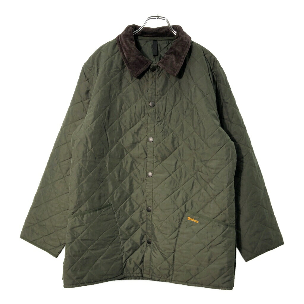 90年代 イングランド製 Barbour バブアー ESKDALE エスクデール キルティングジャケット オリーブ(メンズ LARGE)中古 古着 X1790｜YAMAHISA USEDCLOTHINGSHOP 9,614円